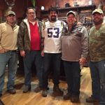 Bill and trucking friends (Alabama Fans) getting ready for the 2017 College Football Championship Game